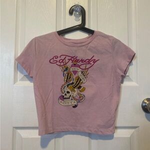 Ed Hardy crop Tee
